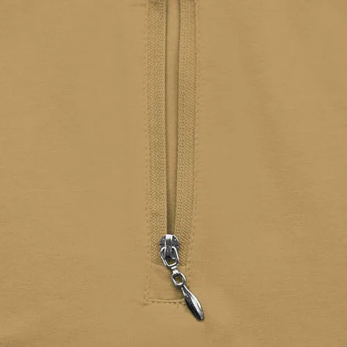 Miniatura 5 de LOGEEYAR Camisa polo de manga corta con cuello en V y cremallera para hombre, corte ajustado, camiseta atlética Henley
