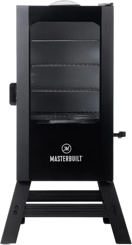 Miniatura 16 de Masterbuilt® Ahumador eléctrico vertical para barbacoa de 30 pulgadas con control de temperatura analógico, estantes cromados para ahumar y 535