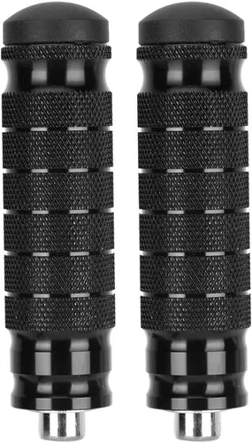Aramox Reposapiés de la motocicleta, 2pcs CNC de la Motocicleta Reposapiés Trasero Universal M8 Antideslizante Reposapiés Pies Clavijas Pedales