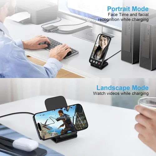 Miniatura 6 de Base de carga inalámbrica Google Pixel 9 de carga rápida para Pixel 10 Pro XL 9A 9 Pro XL Fold 9 8A 7A 8 7 6 Pro, estación de carga inalámbrica