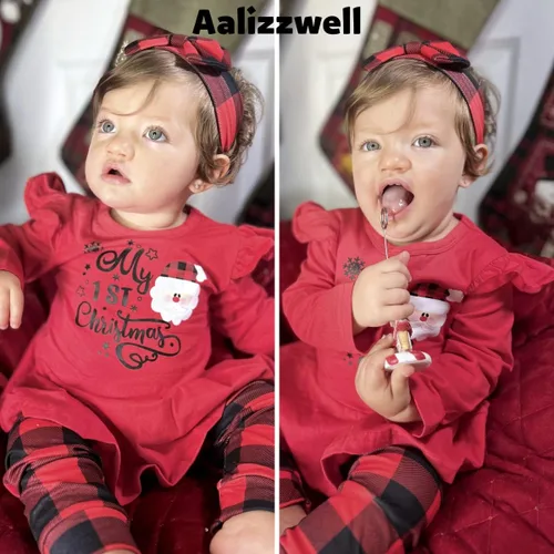 Miniatura 2 de Aalizzwell Traje de Navidad para bebés y niñas