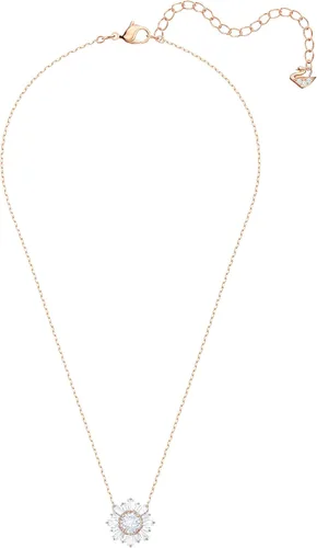 Miniatura 2 de SWAROVSKI Sunshine Necklaces and Earrings Jewelry Collection, Clear Crystals, Pink Crystals, Rose Gold-Tone Finish