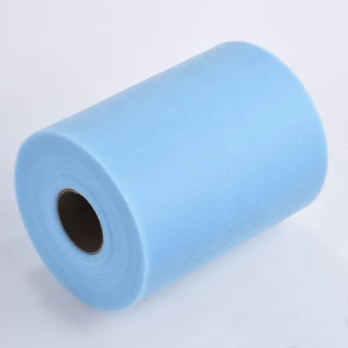 Miniatura 2 de Rollos de tul de 6 pulgadas por 100 yardas (300 pies) de tela de carrete de tul para bricolaje, faldas tutú, bodas, baby shower, manualidades