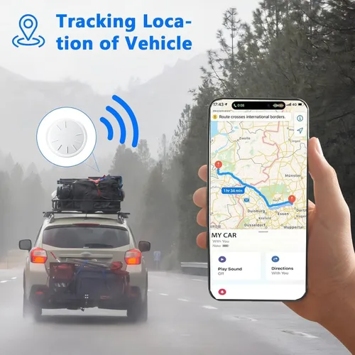 Miniatura 4 de Hongtop Mini GPS Tracker for Vehicles,No Monthly Fee Magnetic GPS Tracker,Full USA Coverage Hidden Car Locator for Vehicles,Kids,Elderly,and