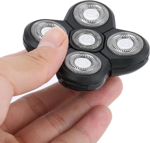 Miniatura 5 de Afeitadora eléctrica de repuesto accesorio de afeitadora eléctrica de repuesto para hombres Máquina de afeitar rotativa de cabeza calva Kit de aseo