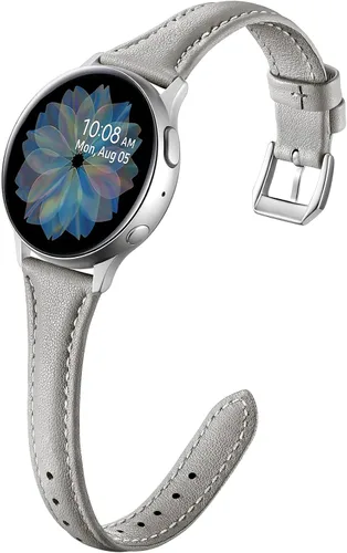 Miniatura 8 de GEAK Bandas de Cuero Delgadas Compatibles con Samsung Galaxy Watch 7 40mm 44mm/Watch 5 Pro 45mm/Galaxy Watch 6/Watch 5 4 44mm 40mm/Galaxy Watch 4