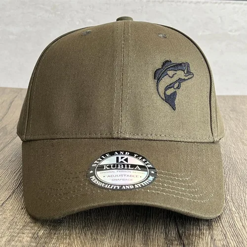 Miniatura 20 de Sombreros de pez lubino para hombres y mujeres, regalos de pesca con mosca, gorra de béisbol para papá