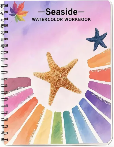 Miniatura 11 de Libros de trabajo de acuarela, kit de pintura de acuarela para principiantes, perfecto para regalar para despertar creatividad y alegría para Ramo