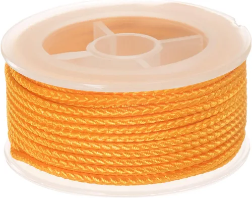Miniatura 48 de HARFINGTON Cordón de hilo de nailon para cuentas de 0.063 in, cuerda de nailon trenzado extrafuerte para manualidades, pulseras, joyería, Negro