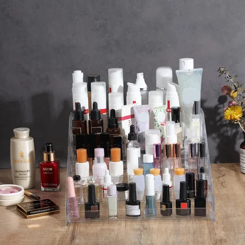 Miniatura 7 de Lemecima Organizador de esmalte de uñas, 84 botellas de 7 capas, organizador de lentes de sol, estante de exhibición de acrílico, soporte