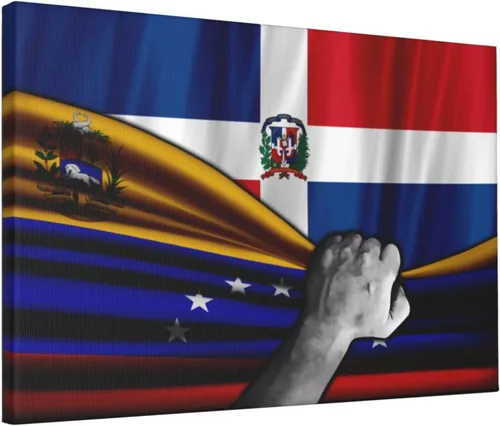 Miniatura 11 de Lienzo decorativo para pared, diseño de bandera de Venezuela y bandera cubana de Cuba, impresiones artísticas de pared de 12 x 18 pulgadas, sin