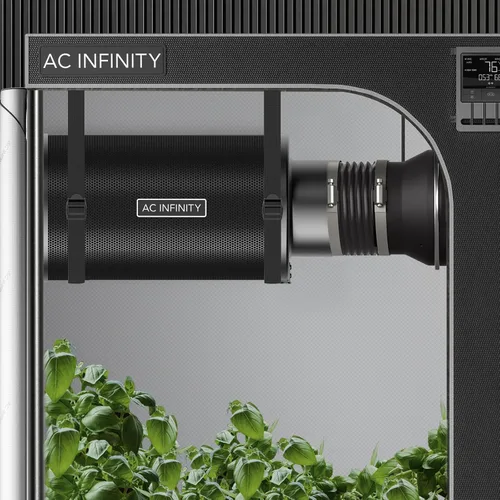 Miniatura 8 de AC Infinity - Kit de filtro de carbono recargable de 10 cm con recarga adicional, eliminador de olores para ventilador en línea de 10 cm