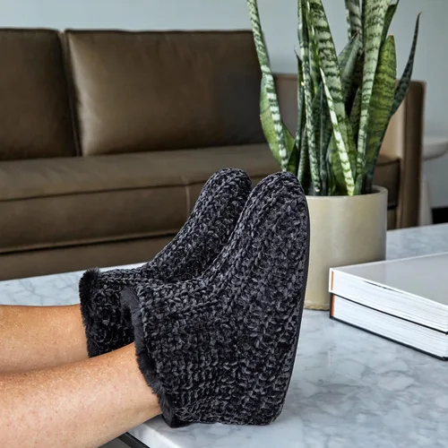 Miniatura 5 de Dearfoams womens Chenille Bootie