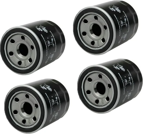 4 filtros de aceite BAIZHIHUA 1011 que reemplazan a 2540086, 2540122, 2540006, se adapta a Polaris RZR Ranger 570-1000, Crew Ranger XP 700-1000, ACE