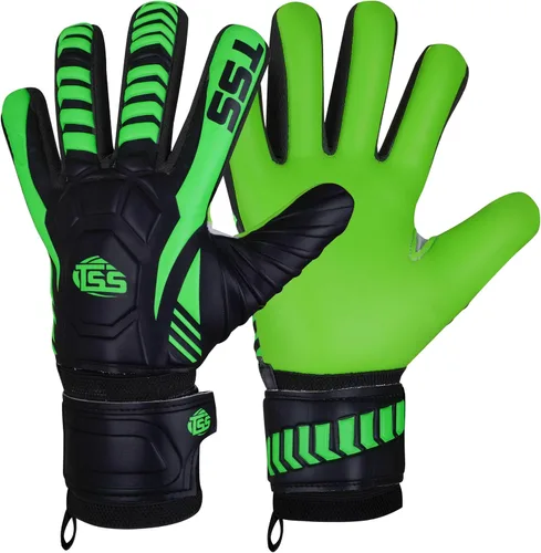 Miniatura 7 de Guantes de portero de fútbol para adultos y jóvenes, guantes de fútbol de alto rendimiento con protección Pro-Teck para la columna vertebral