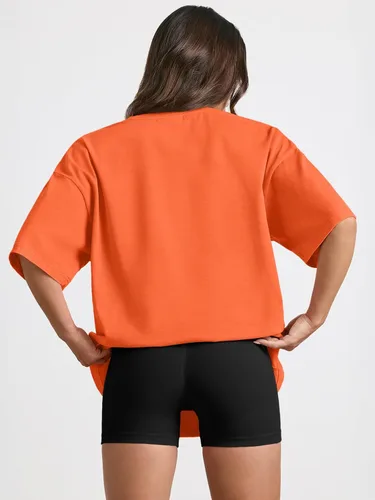 Miniatura 23 de Trendy Queen - Camisetas de entrenamiento de moda para mujer, camisetas atléticas de manga corta para verano y primavera, disponibles en tallas