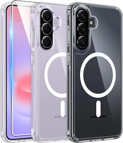 Miniatura 1119 de FNTCASE Funda para iPhone 13 Pro-Max: Fundas magnéticas transparentes compatibles con Magsafe Slim anti amarillamiento protección contra caídas