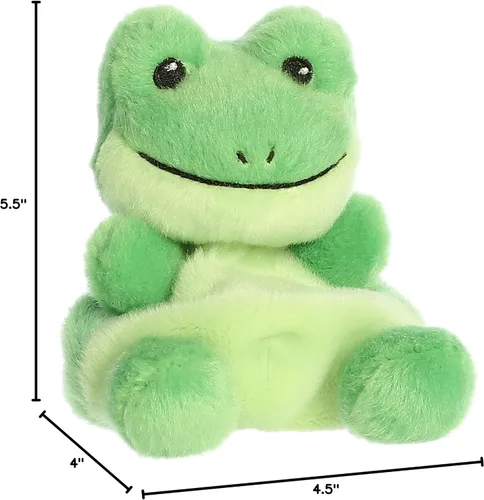Miniatura 5 de Aurora® Adorable Palm Pals™ Ribbits Frog™ - Divertido peluche coleccionable para coleccionistas de niños y adultos, perfecto para decorar