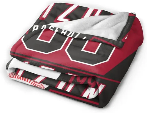 Miniatura 3 de Manta personalizada para cama, regalo para fanáticos del béisbol, manta de forro polar para invierno y verano, manta personalizada con nombre