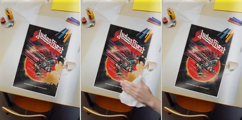 Miniatura 4 de Judas Priest - Póster de música (Screaming For Vengeance) (Tamaño: 24" x 36") (póster laminado)