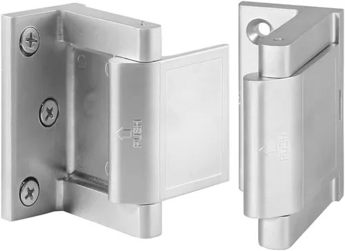 Miniatura 7 de Cerradura de puerta de seguridad para hotel con tornillos de acero inoxidable, pestillo de puerta de privacidad para puertas batientes, cerradura