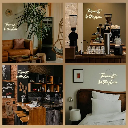 Miniatura 13 de Este Debe Ser El Lugar Letrero De Neón Letra Rosa Led Para Decoración De Pared Usb Letrero De Palabra Enciende Para Dormitorio Sala De Juegos Salón