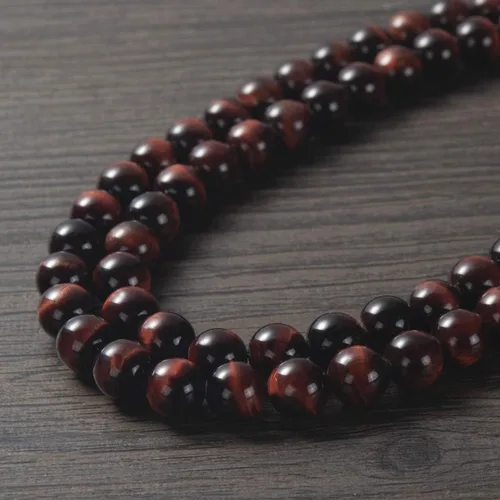 Miniatura 5 de WESTMIAJW Collar con cuentas de ojo de tigre para hombre, joyería de cristal curativo de piedras preciosas naturales 506027.6in