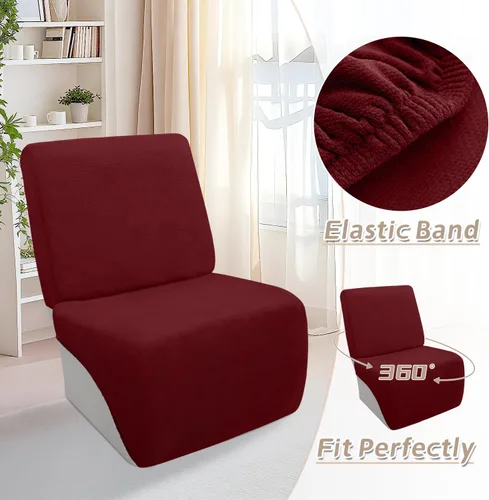 Miniatura 197 de Arfntevss Fundas de sofá seccional reclinable de terciopelo, Funda de sofá seccional de esquina para sofá reclinable, Funda elástica suave