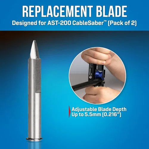 Miniatura 2 de Jonard Tools AST-200RB Cuchilla de repuesto para AST-200 CableSaber (paquete de 2)