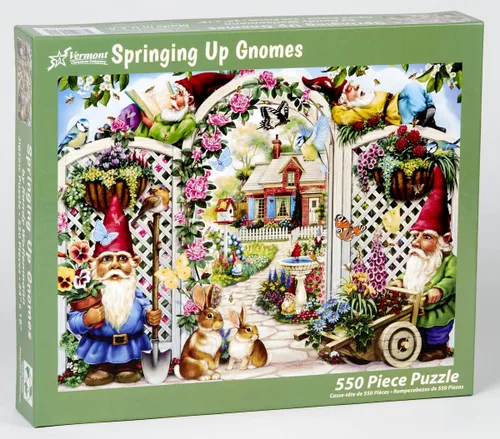 Miniatura 2 de Vermont Christmas Company Springing Up Gnomes - Rompecabezas de 550 piezas
