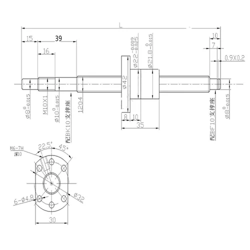Miniatura 7 de Kit de 2 rieles lineales HGR15-400MM con 4 bloques de rodamientos, 1 tornillo de bola SFU1204-400MM con tuerca de tornillo de bola deflector