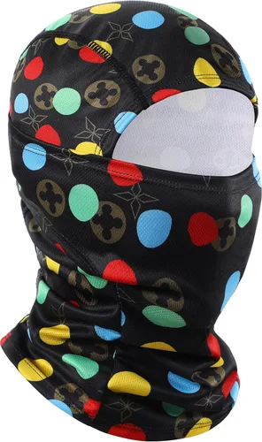 Achiou - Pasamontañas, máscara facial, para hombres o mujeres, máscara de cara completa con capucha, para nieve, motocicleta, correr, clima frío