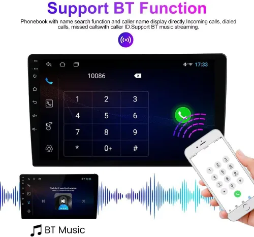 Miniatura 3 de Radio estéreo Android para Honda Accord 10ª pantalla no táctil 2018-2022, Biorunn 10.1 pulgadas GPS Navi inalámbrico Car-Play Android Auto Upgrade