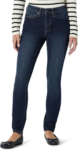 Miniatura 10 de Amazon Essentials - Jeans ajustados de tiro medio para mujer, altamente elásticos y versátiles