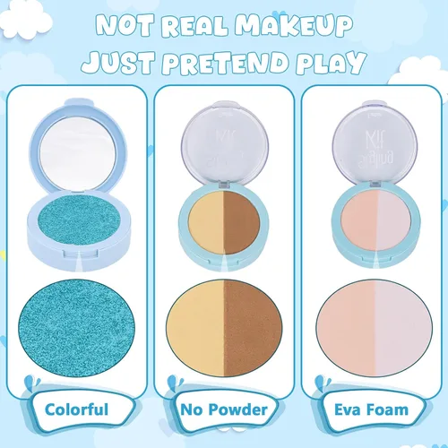 Miniatura 3 de Kits de maquillaje falso, juguetes para niñas de 3, 4, 5 años, juguetes cosméticos de maquillaje para niñas de 3 a 5 años
