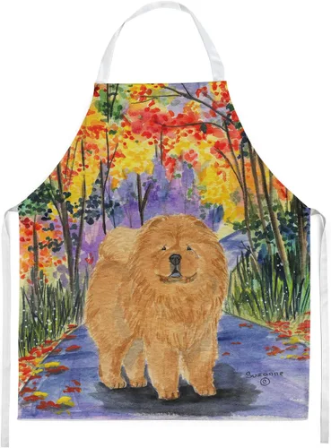 Caroline's Treasures SS7001APRON Chow Chow - Delantal de cocina, servidor, hornear, manualidades, jardinería para adultos, mujeres y hombres,