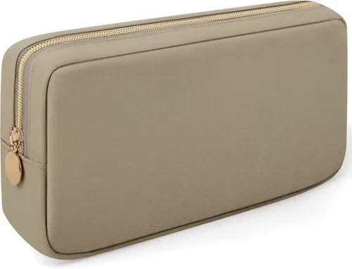 XSUIOY Bolsa de maquillaje de viaje para bolso, bonita bolsa de maquillaje preparada para cosméticos, bolsa organizadora para mujeres, bolsa de