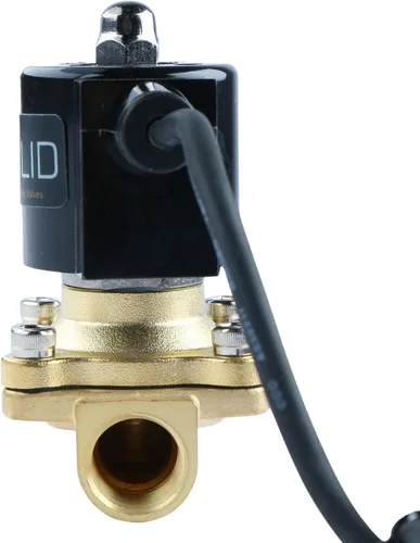 Miniatura 3 de U.S. Solid 1/2" válvula electromagnética eléctrica de latón subacuática 110V CA normalmente cerrada VITON IP67 aire no potable aceite de agua