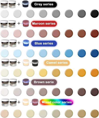Miniatura 2 de Kit de reparación de encimera de cuarzo para azulejos y fibra de vidrio (color a juego), kit de reparación de granito y bañera, 4 onzas de porcelana