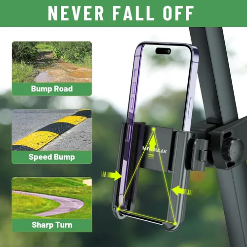 Miniatura 5 de BAYINBULAK Accesorios para soporte de teléfono para carrito de golf, negro