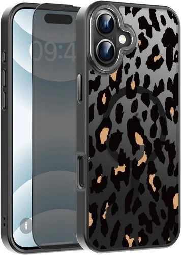 Miniatura 102 de Goodon Funda para iPhone 17 Pro con protector de pantalla de privacidad, compatible con Magsafe, a prueba de golpes, translúcida mate, bonita funda
