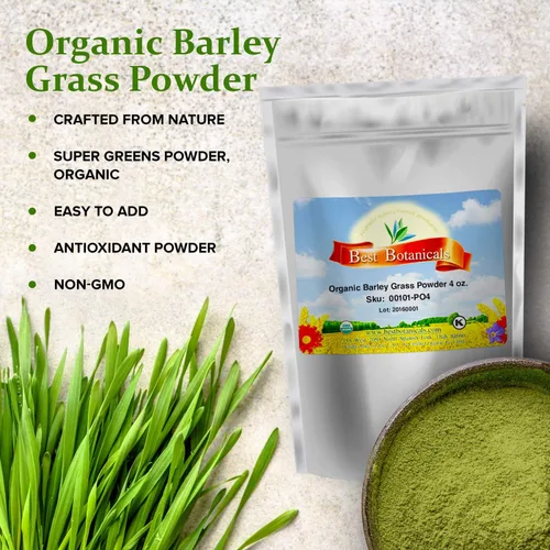Miniatura 2 de Best Botanicals Hierba de cebada en polvo 4 oz (orgánico)