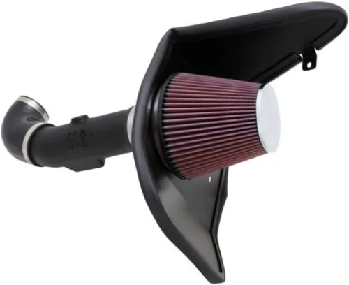 K&N Sistema de admisión de aire frío: Filtro de aire de alto flujo, aumento del rendimiento y aceleración: Compatible con Chervolet 2012-2015: