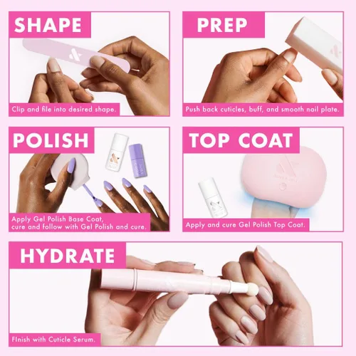 Miniatura 6 de Olive & June Juego de Esmaltes de Gel Más Vendidos Se Necesita Lámpara de Uñas LED UV Incluye 6 Tonos