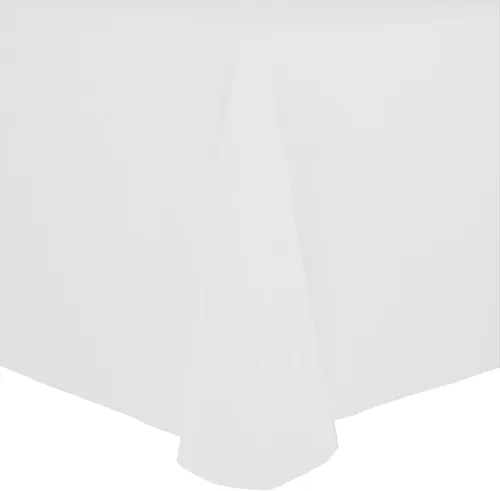 Miniatura 44 de Ultimate Textile Cotton-Feel - Mantel ovalado de poliéster hilado resistente a las manchas y a las arrugas, lavable a máquina, color berenjena, 1