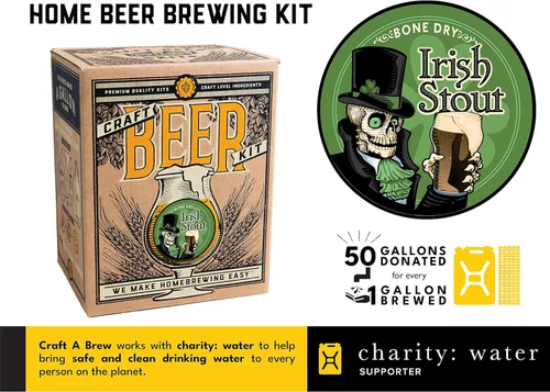 Miniatura 4 de Craft A Brew - Irish Stout - Kit de elaboración de cerveza - Haz tu propia cerveza artesanal - Equipo y suministros completos - Kit de inicio