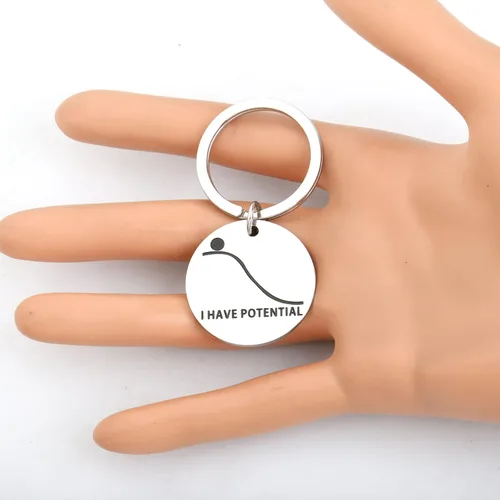 Miniatura 4 de OKEYCH Mechanical Engineering Gift I Have Potential Keychain Engineer Jewelry Engineer Student Gift