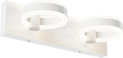 Miniatura 10 de Lámparas LED de baño, luces negras de tocador de 15 pulgadas, modernos apliques de pared acrílicos de 2 luces, accesorio de iluminación de pared