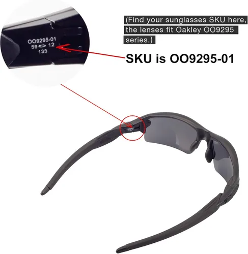 Miniatura 4 de Walleva Lentes de repuesto para gafas de sol Oakley Flak 2.0 Múltiples opciones disponibles