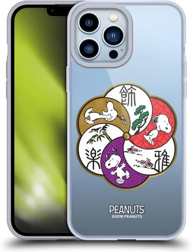 Miniatura 302 de Carcasa de gel para iPhone 7 Plus/iPhone 8 Plus, diseño de Snoopy Oriental de Peanuts, Badges